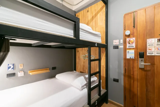 غرفة سوبيريور عائلية بأسرّة بطابقين، Timber Hostel 4/9