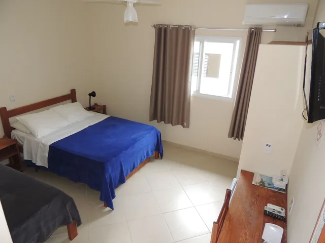 1 Bedroom, Standard, Quadruple, 1 Double and 1 Single Bed, Murphy Bed, Garden View, Private Bathroom, Pousada Mosaico de Maresias 1/4