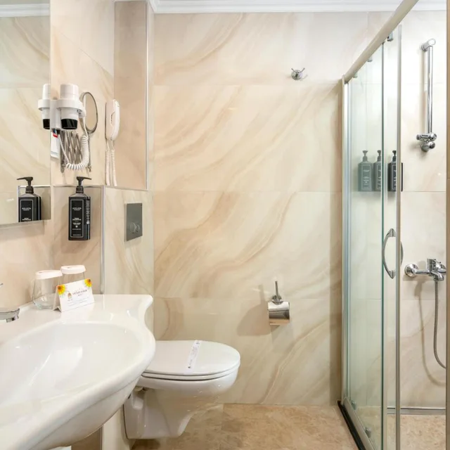 غرفة بسرير مزدوج بإطلالة على البحر، Antique Roman Palace - Adults Only Ultra All Inclusive 10/10