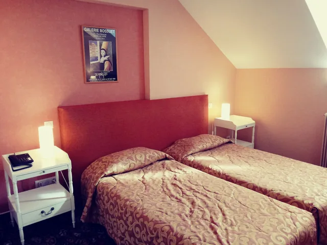غرفة كومفورت بسريرين منفصلين، Hôtel La Villa Fleurie 1/8