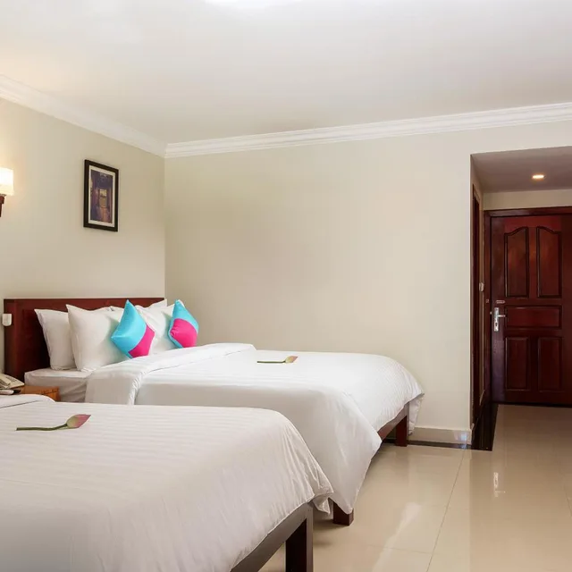 غرفة ديلوكس بسريرين منفصلين، Ratana Angkor Hotel 5/10