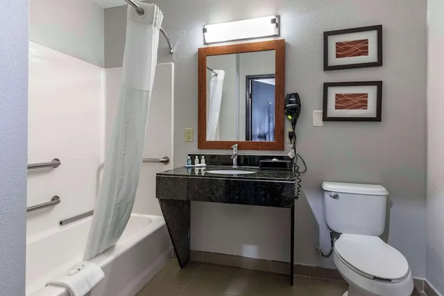 جناح بسرير كينج لذوي الإعاقة، Quality Inn & Suites I-35 E-Walnut Hill 2/3