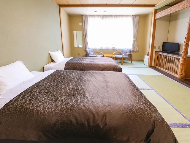 غرفة يابانية غربية بسرير نصف مزدوج، Sasai Hotel 2/3