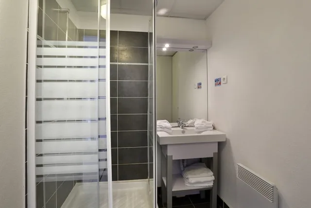 شقة بسرير مزدوج بغرفة نوم واحدة مع أريكة، Vacanceole - Residence Cap Camargue 5/7