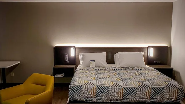 غرفة ديلوكس بسرير كوين لذوي الإعاقة، Motel6 Kewanee, IL 7/10