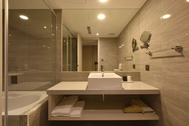غرفة كلاسيكية بسريرين منفصلين، Green World Hotels Zhongxiao Taipei 6/6