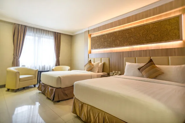 غرفة عائلية بسرير مزدوج وسرير فردي، Hotel Olympic 1/2