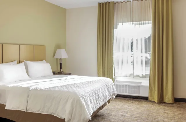 جناح بسرير كوين بغرفة نوم واحدة مع أريكة، Candlewood Suites Brighton 2/5