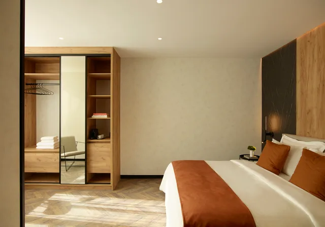 غرفة كومفورت بسرير مزدوج أو سريرين منفصلين، The Port Square Hotel 5/7