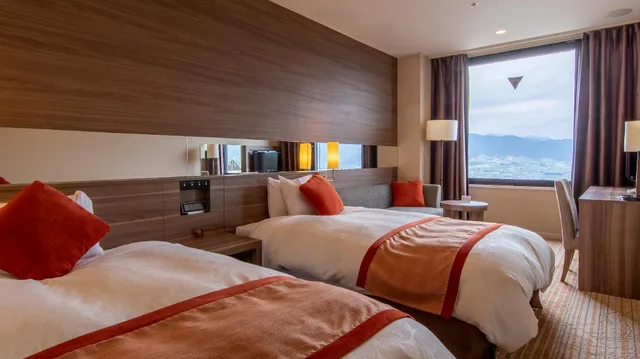 Compact, Twin Beds, Mountain View, Fruit Park Fujiya Hotel 1/1