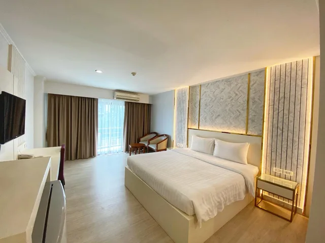 غرفة ديلوكس بإطلالة على المسبح، Best Beach Villa 1/1