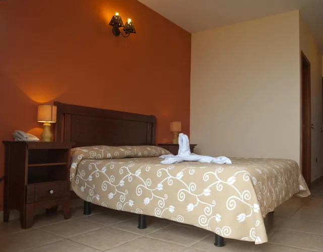 غرفة بسرير مزدوج بإطلالة على البحر، Rural Villa El Mocanal 4/8