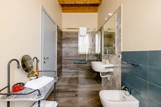 غرفة قياسية بسرير مزدوج أو سريرين منفصلين، Villa Di Cazzano 4/5