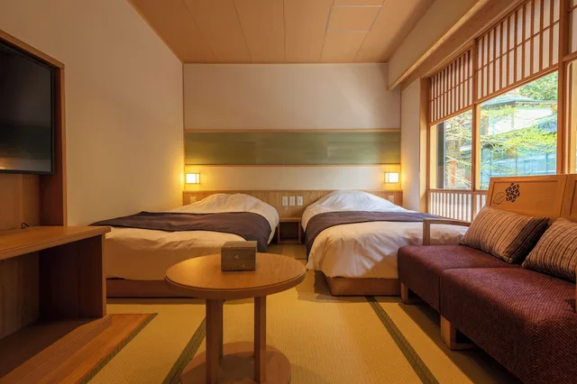 Luxury, Twin Beds, River View, Adult Only, Ground Floor, Yukairo Kikuya 1/3