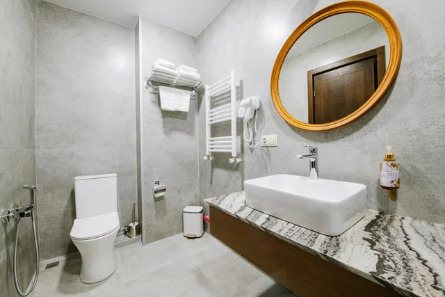 غرفة كبيرة بسرير مزدوج أو سريرين منفصلين في الملحق، Gudauri Inn 9/9