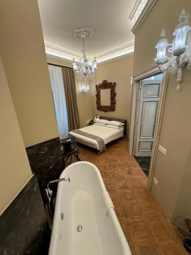 غرفة ديلوكس بسرير كينج في الملحق، Hotel Delle Nazioni 9/10