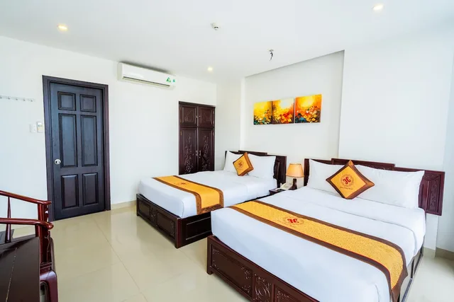 غرفة ديلوكس بسريرين مزدوجين بإطلالة على البحر، Hoa Phong Hotel 2/4