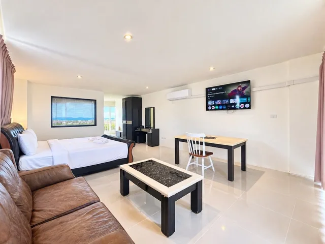 غرفة عائلية بسريرين كينج بإطلالة على البحر بغرفتي نوم بمطبخ، Oceanview Treasure Hotel & Residence 9/10