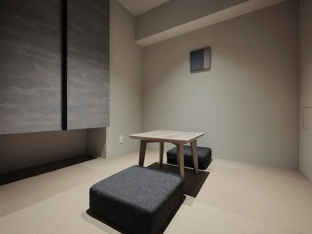 جناح ياباني بسريرين مزدوجين وفرشتي فوتون بشرفة بغرفة نوم واحدة مع أريكة، MONday Apart Premium Asakusa 7/10