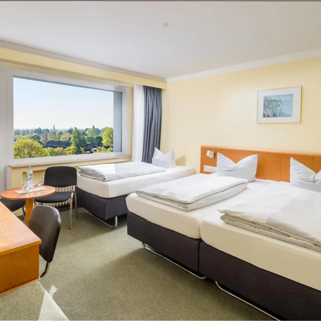 غرفة ثلاثية، Garden Hotel Krefeld 1/1