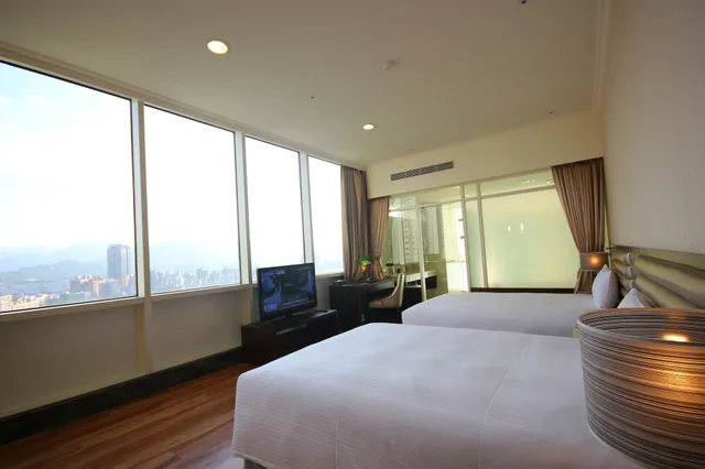 غرفة غربية عائلية بسريرين مزدوجين، New Taipei Hot Spring Hotel 1/4