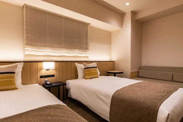 غرفة سوبيريور بسريرين منفصلين، Hotel Vista Fukuoka Nakasu-Kawabata 1/1