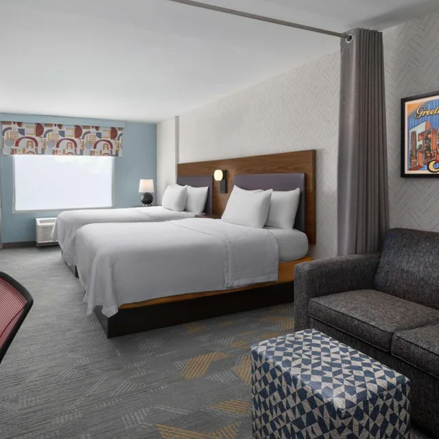 استوديو بسريرين كوين مع أريكة، Home2 Suites By Hilton Miramar Ft Lauderdale 2/8