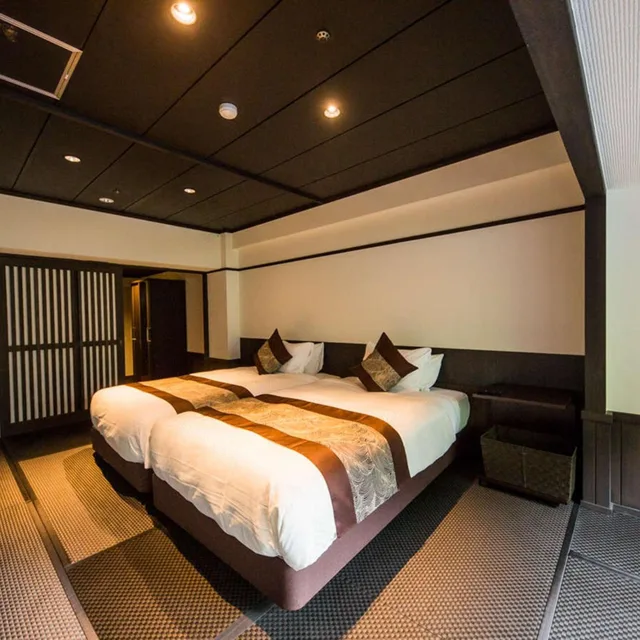 غرفة قياسية بسريرين منفصلين، Livemax Resort Aki Miyajima 1/5