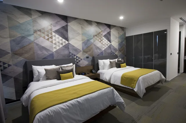 junior suite, 2 double beds, Hotel Belo Grand Morelia 4/5