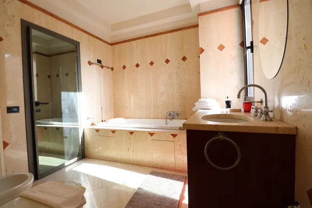 شقة عائلية بسرير مزدوج مع أريكة في الملحق، Hotel Spiaggia 3/3