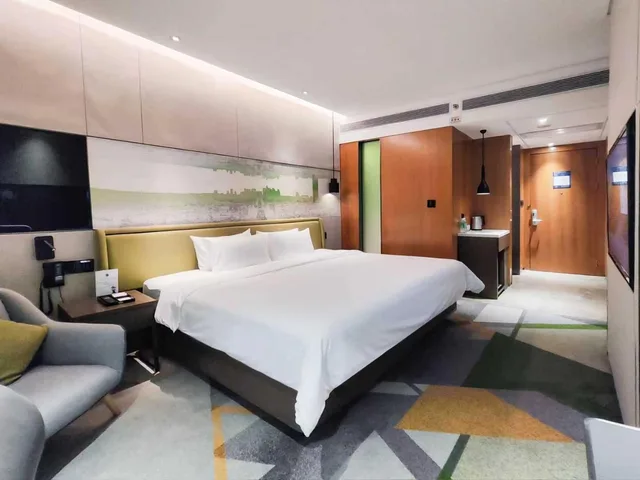 غرفة ديلوكس بسرير كينج وسرير كوين، Hampton by Hilton Guangzhou Tianhe Sports Center 5/10