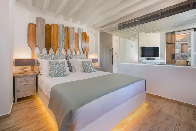 فيلا بسريرين كينج وسريرين كوين بغرفتي نوم مع أريكة بحوض جاكوزي، Lindos Allure Villa 2/7
