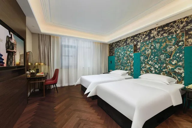 غرفة ديلوكس بسريرين منفصلين، Jinjiang Metropolo Hotel Hefei Baohe 6/10