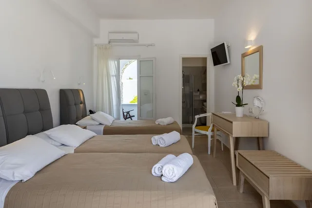 غرفة ثلاثية بسرير مزدوج وسرير فردي، Galinos Hotel 3/4