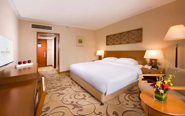 غرفة ديلوكس بسرير كينج بإطلالة على المدينة، Xi’an Dajing Castle Hotel 2/5