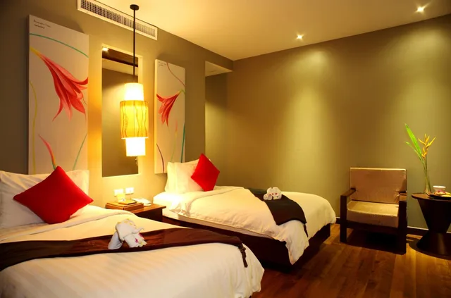 غرفة ديلوكس بسرير مزدوج أو سريرين منفصلين، Chongfah Beach Resort Khao Lak 2/7