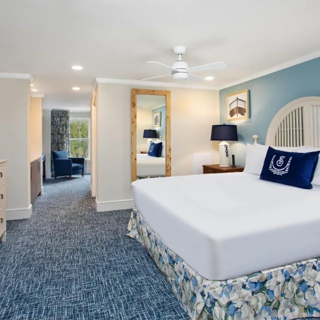 غرفة بسرير كينج بإطلالة على الحديقة، The Inn At Stonecliffe 3/6