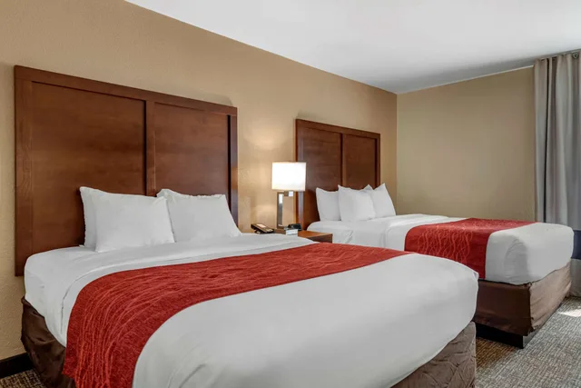 غرفة قياسية بسريرين كوين، Comfort Inn Lafayette I-65 3/9