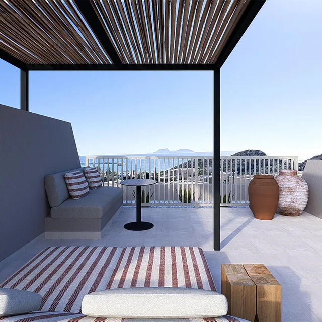 Roof Top, Star, Junior Suite, Sea View، Paralos Irini Mare 6/6