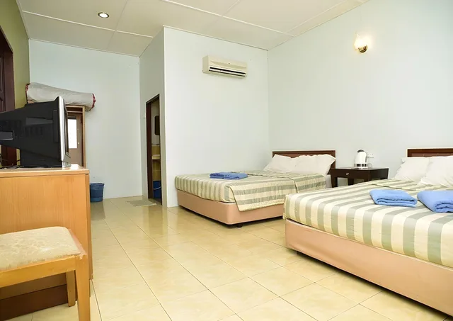 جناح عائلي بسريرين كوين، Vikri Beach Resort 1/1