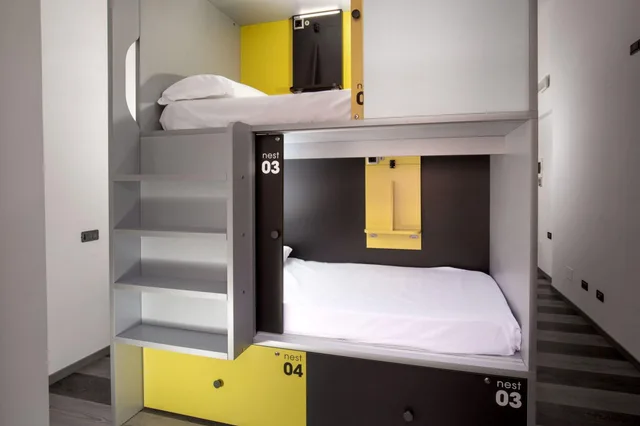 سكن مشترك مختلط بخمسة أسرّة، Free Hostels Roma 1/4