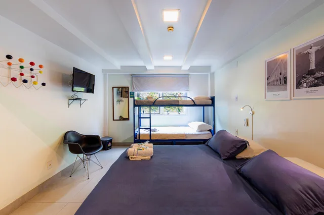 غرفة سوبيريور بسرير مزدوج، El Misti Hostel Ipanema 1/2