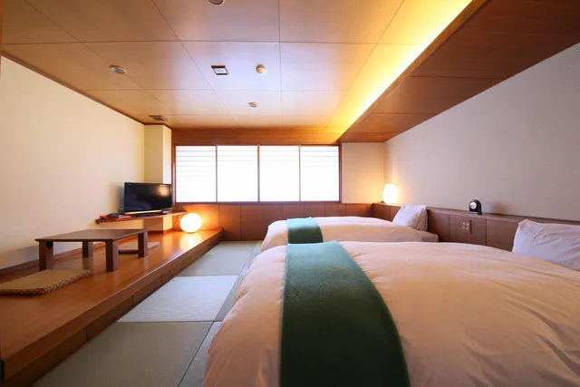 Room, Twin Beds, Tatami, Hotel Tamanoyu 1/10