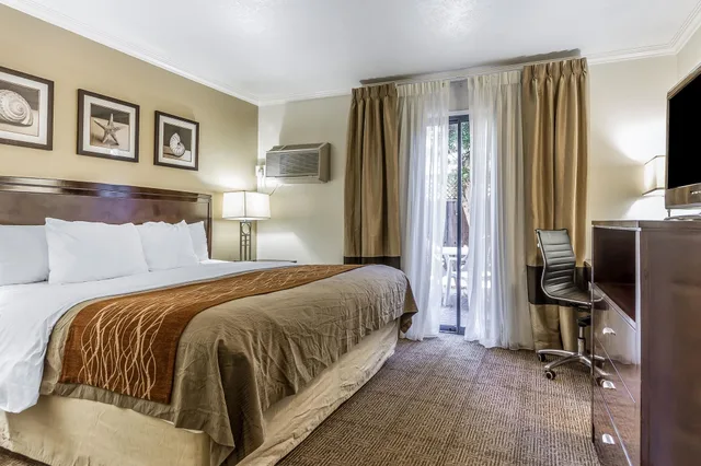 Room, King Bed, Hot Tub, Comfort Inn Santa Cruz North 5/10