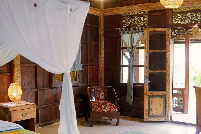 فيلا فاخرة بسرير كينج بغرفة نوم واحدة بمسبح خاص، Antique Sentana Villa Ubud 6/10
