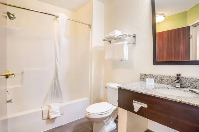 غرفة بسرير مزدوج، Sleep Inn & Suites Jacksonville Near Camp Lejeune 2/2