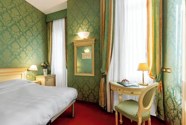 غرفة قياسية بسرير كوين، Hotel Villa Delle Palme 3/10