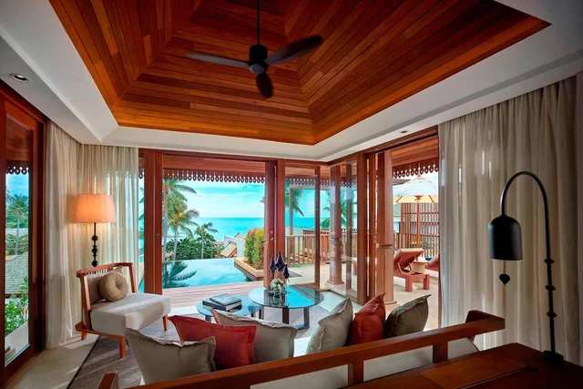فيلا حصرية بسرير كينج بإطلالة على البحر بغرفة نوم واحدة، THE RITZ-CARLTON, KOH SAMUI 1/4