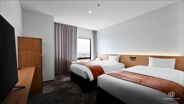 غرفة عائلية ركنية بسريرين منفصلين للمدخنين، Daiwa Roynet Hotel Omiya-nishiguchi 1/1