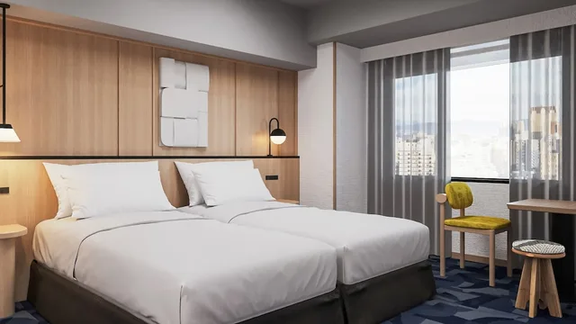 غرفة ديلوكس بسريرين منفصلين، Mercure Tokyu Stay Hiroshima 1/7